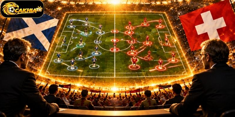 Scotland Vs Thụy Sĩ | 01h45 - 30/09/2026, UEFA Nations League 4 Sơ đồ chiến thuật Scotland vs Thụy Sĩ tối ưu