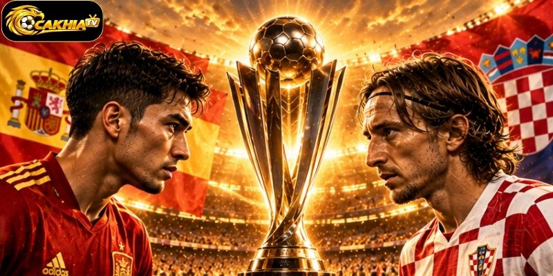 Tây Ban Nha vs Croatia phong độ sắc bén